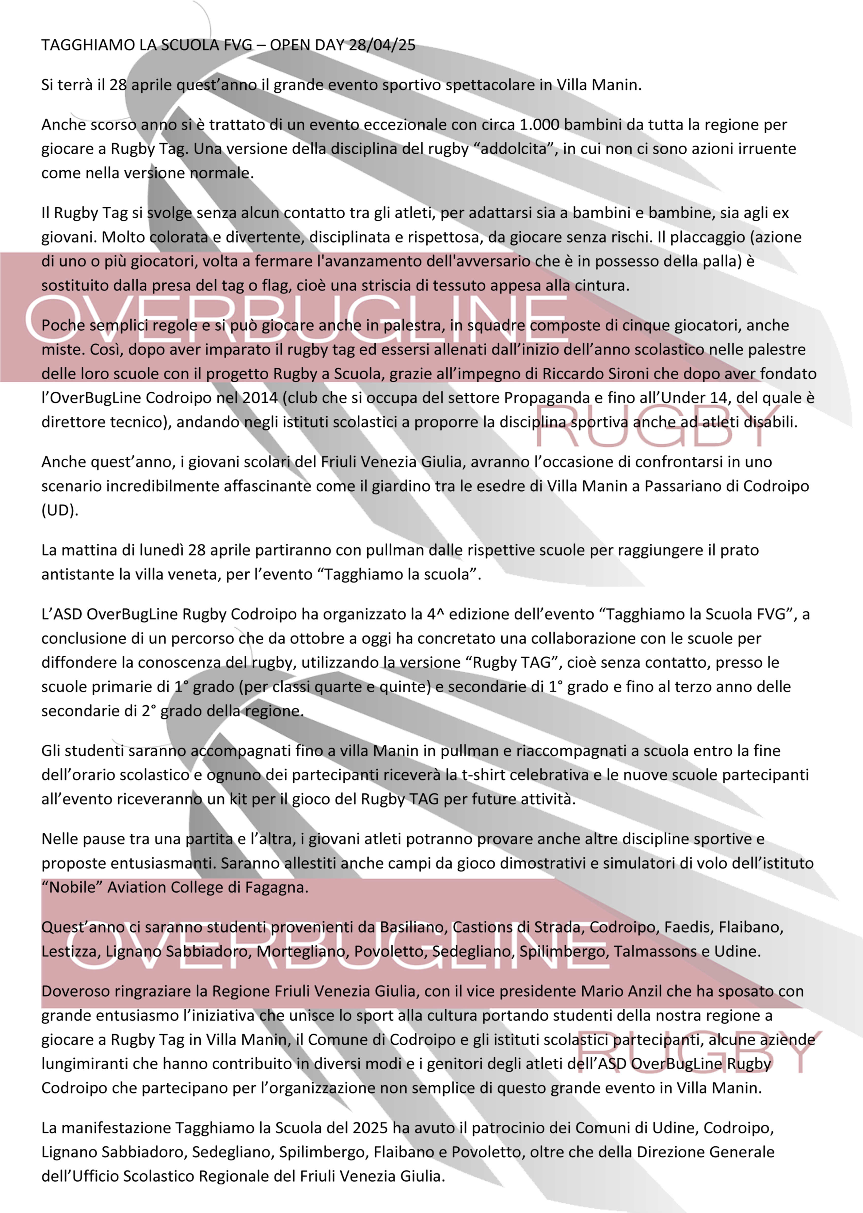 Comunicato Stampa